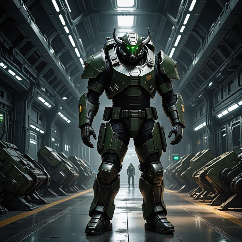 A Bison soldier from the book series, Tail of a Soldier