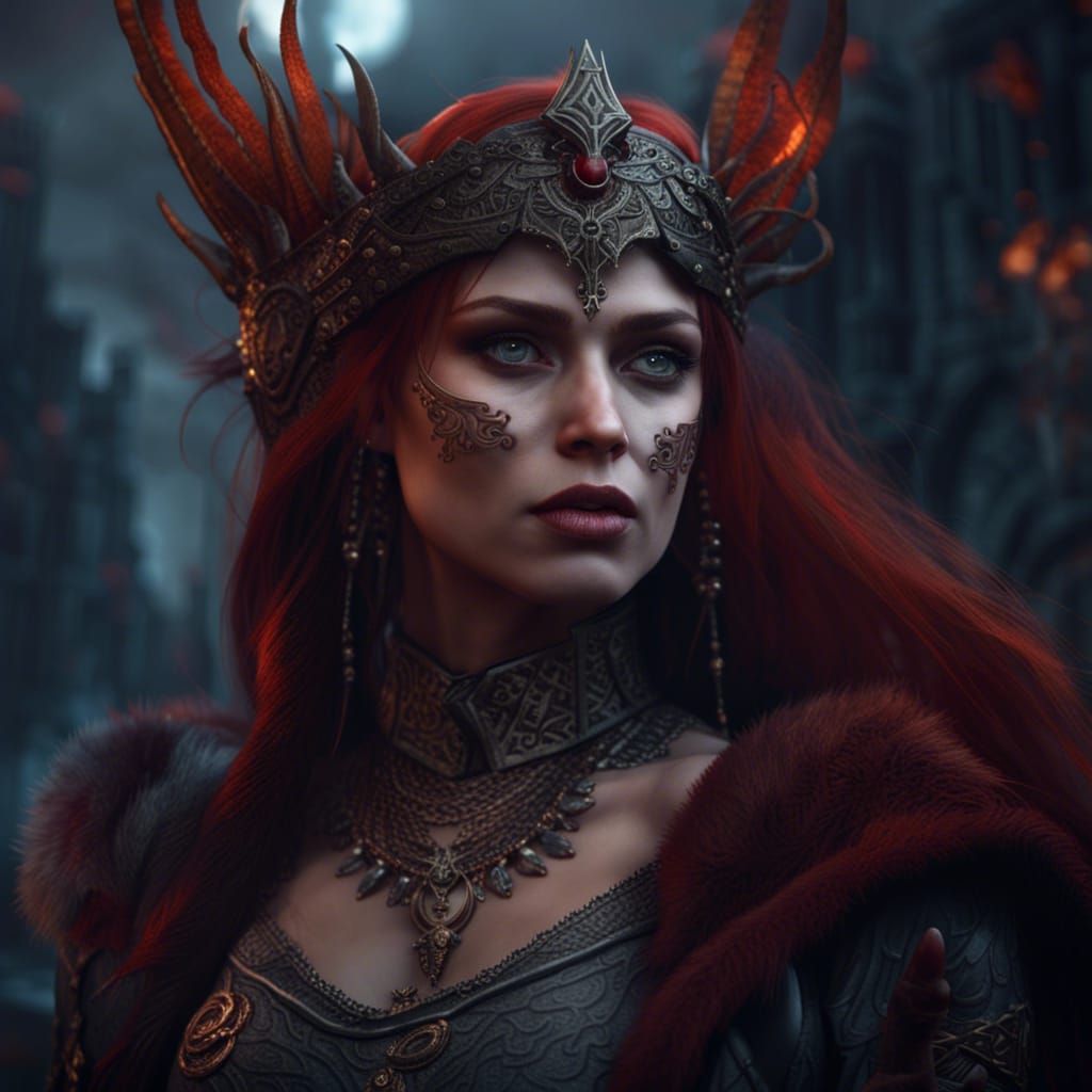 Viking Queen: Fantasy Concept Art