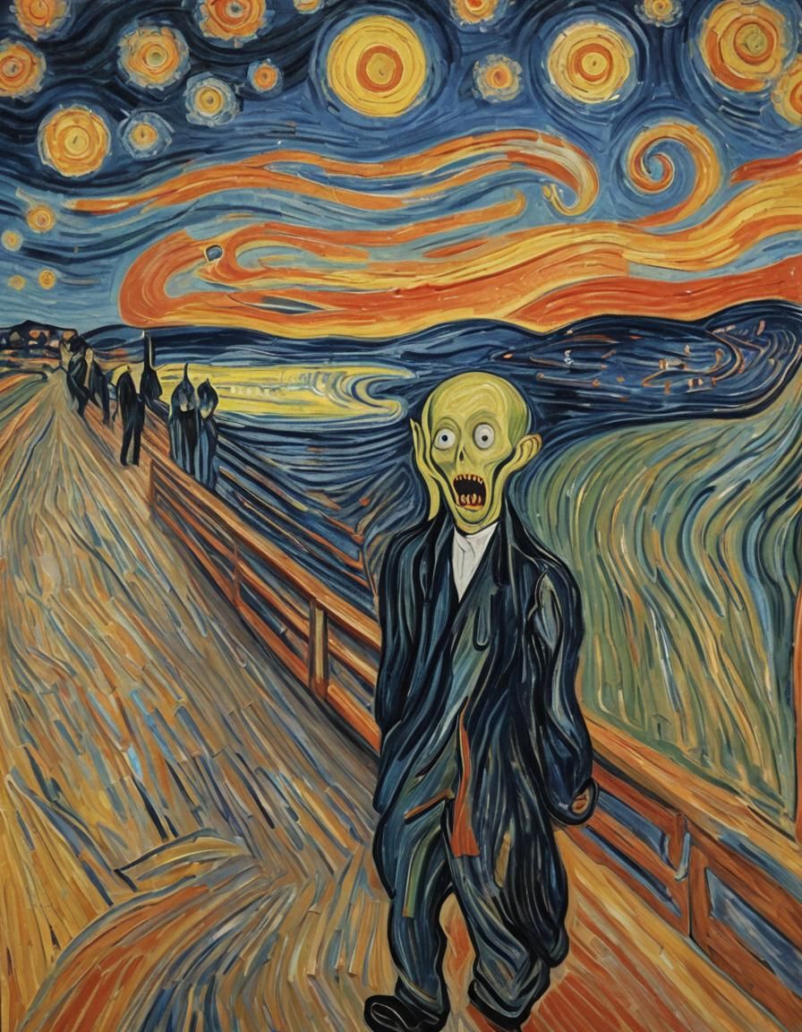 Van Gogh Style: The Scream Reimagined
