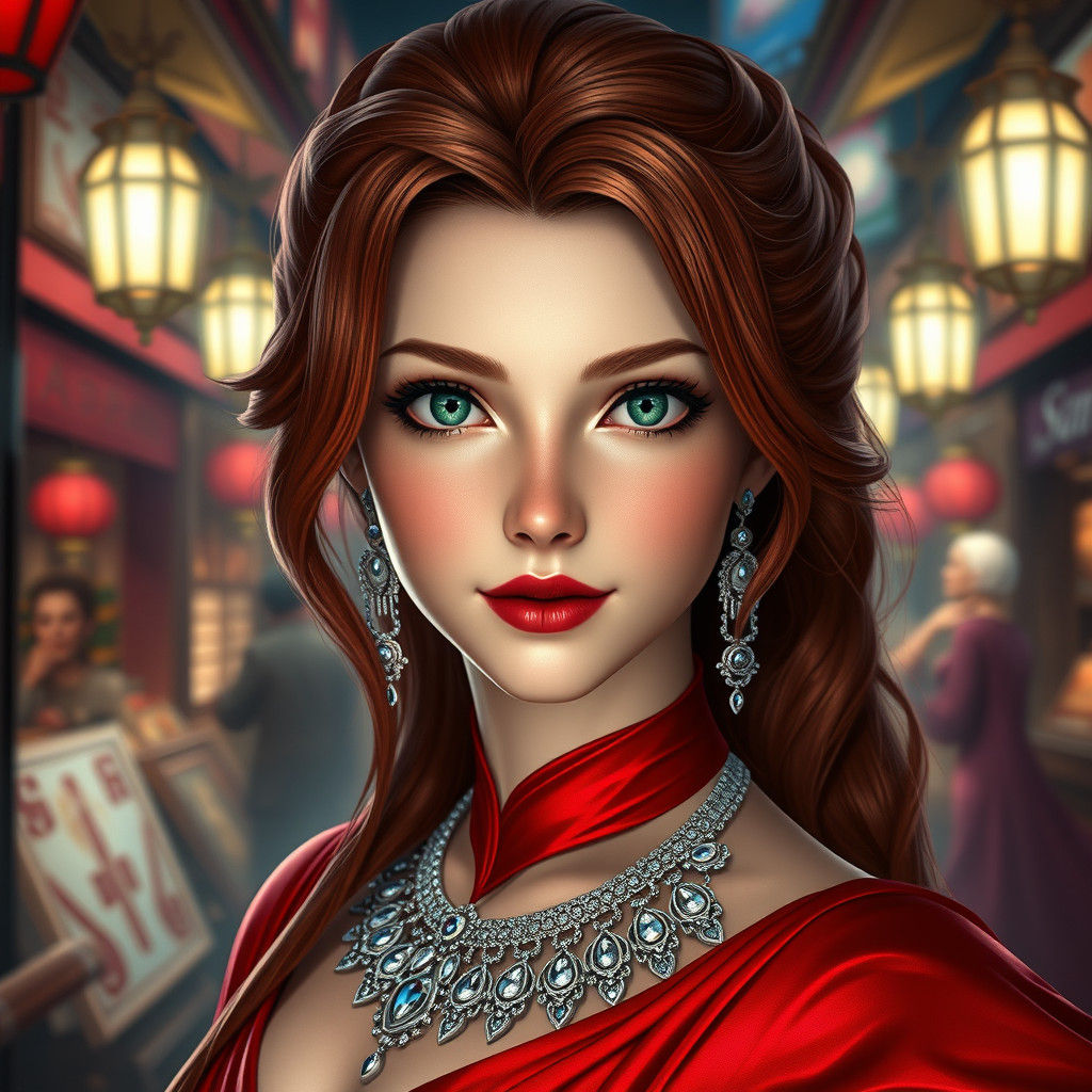 Aerith -  Stunning beauty in the night