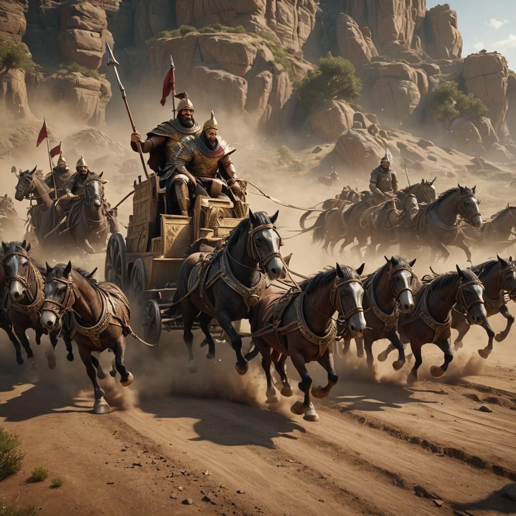 Sargon of Akkad Rides to War: 3D Game Cinematic