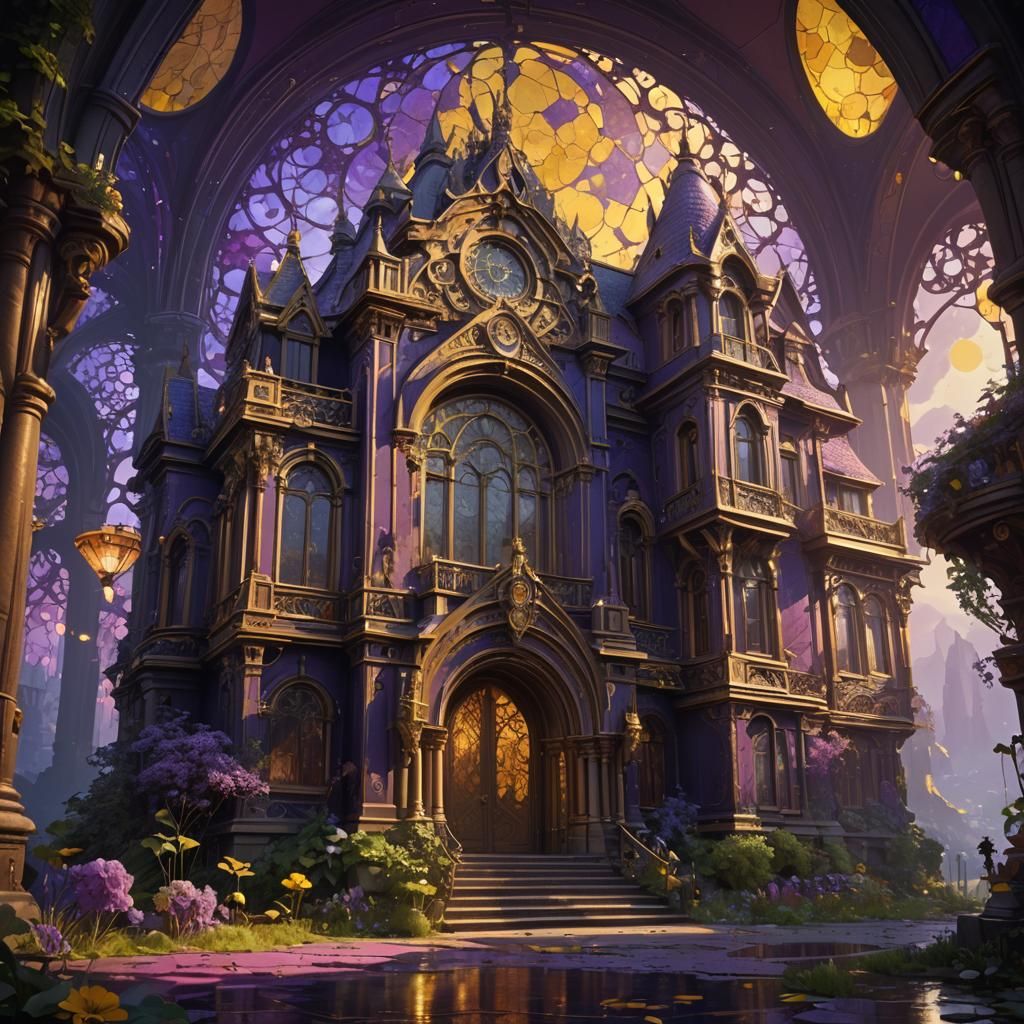 Dream Home: Dark Fantasy Concept Art