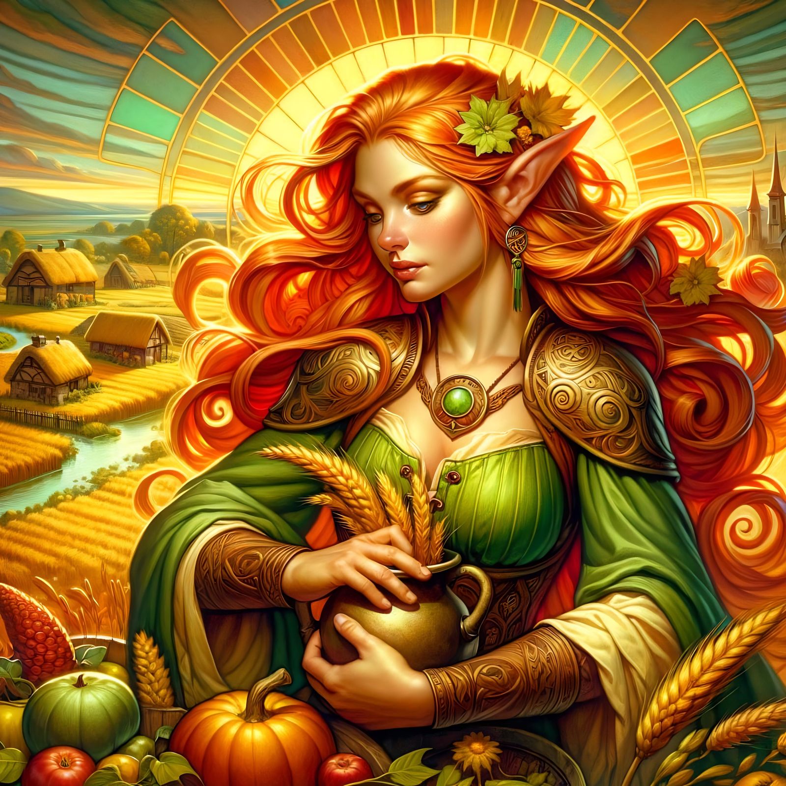 Goddess Yondalla: Protector of the Halflings