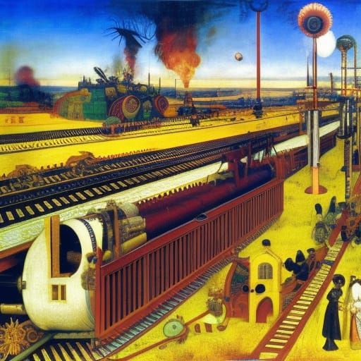 Steampunk Snails on the Rails: A Whimsical Journey