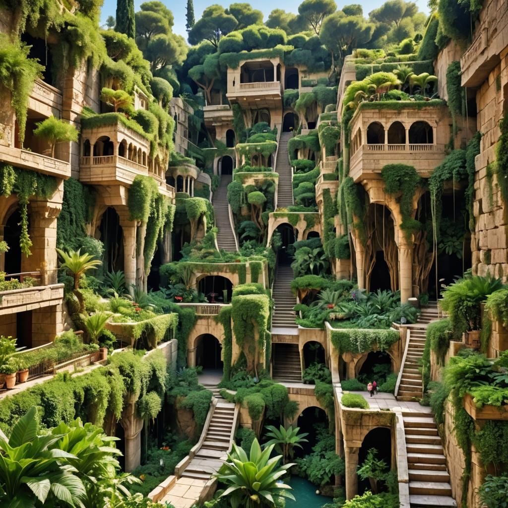 A walk through the ages. The beautiful hanging gardens of Se...
