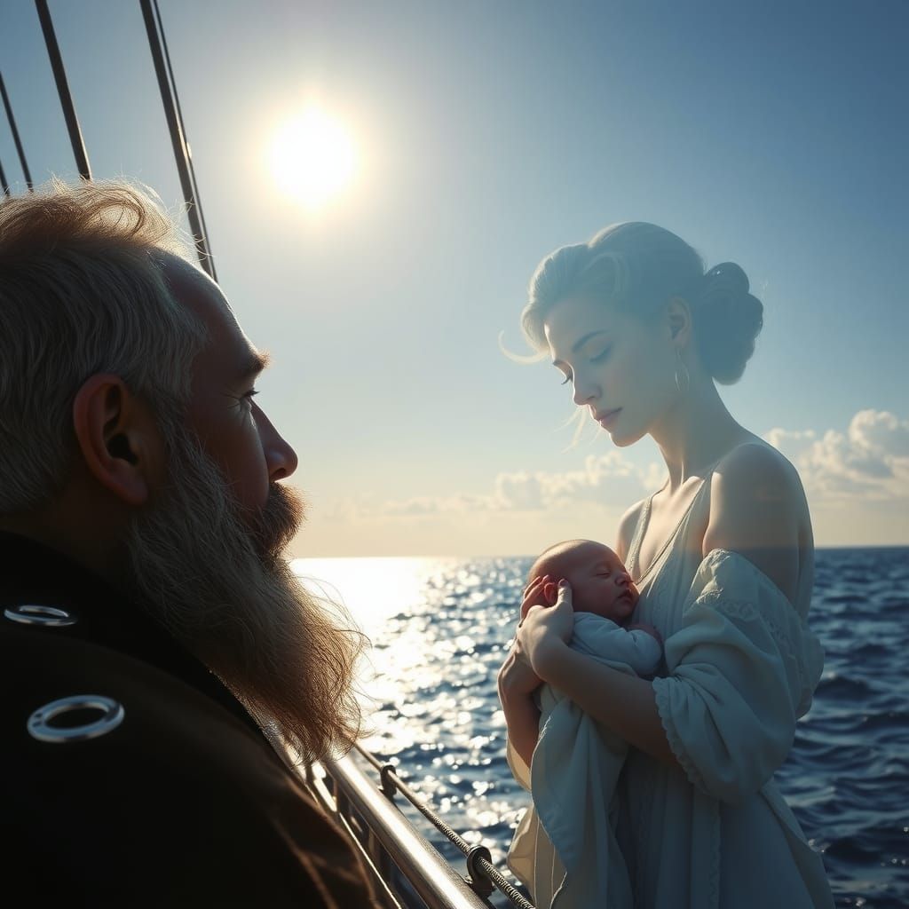 Nautical Dream: Mariner's Vision of Family at Sea