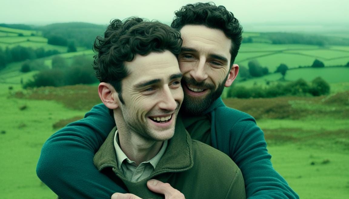 Poignant Embrace Inspired by God's Own Country