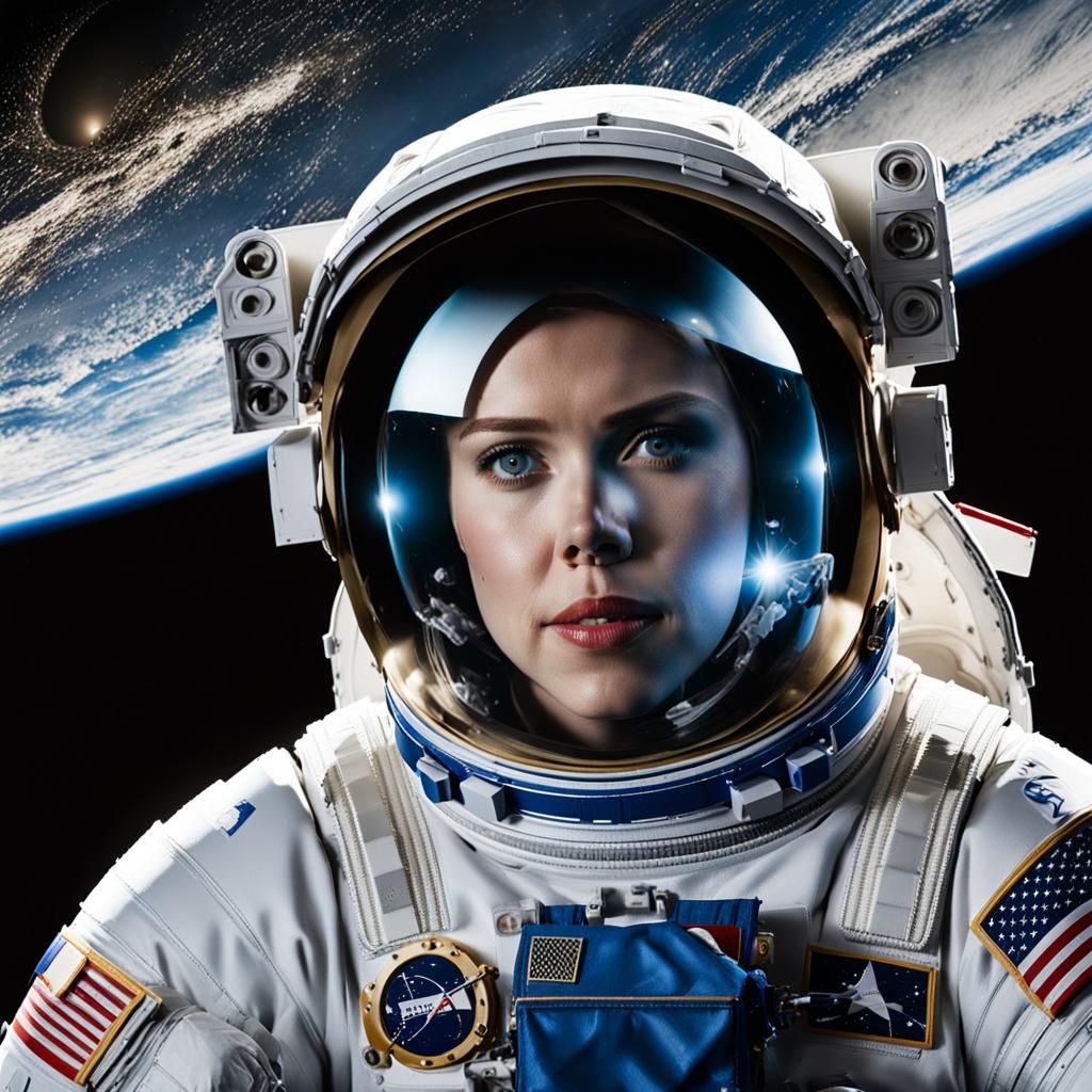 Scarlett Johansson astronaut