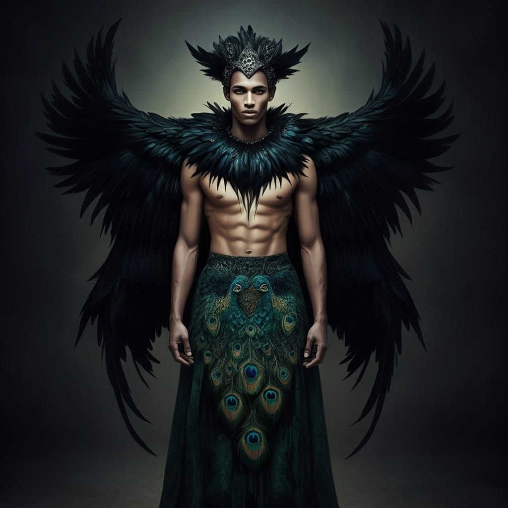 Dark Elegance in Ethereal Realm