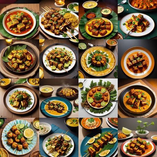 Spicy Kerala Malai Tikka for Food Menu Presentation