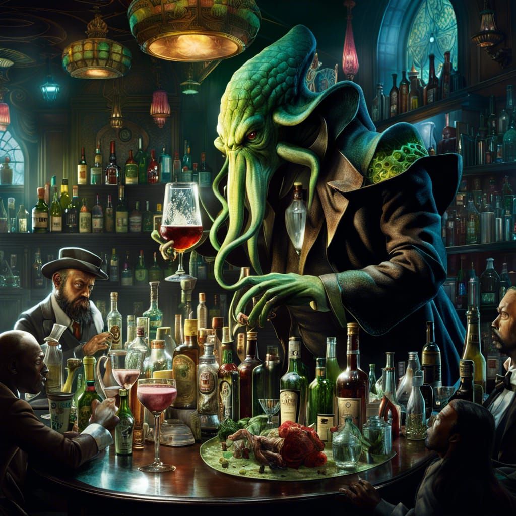 Cthulhu barkeep