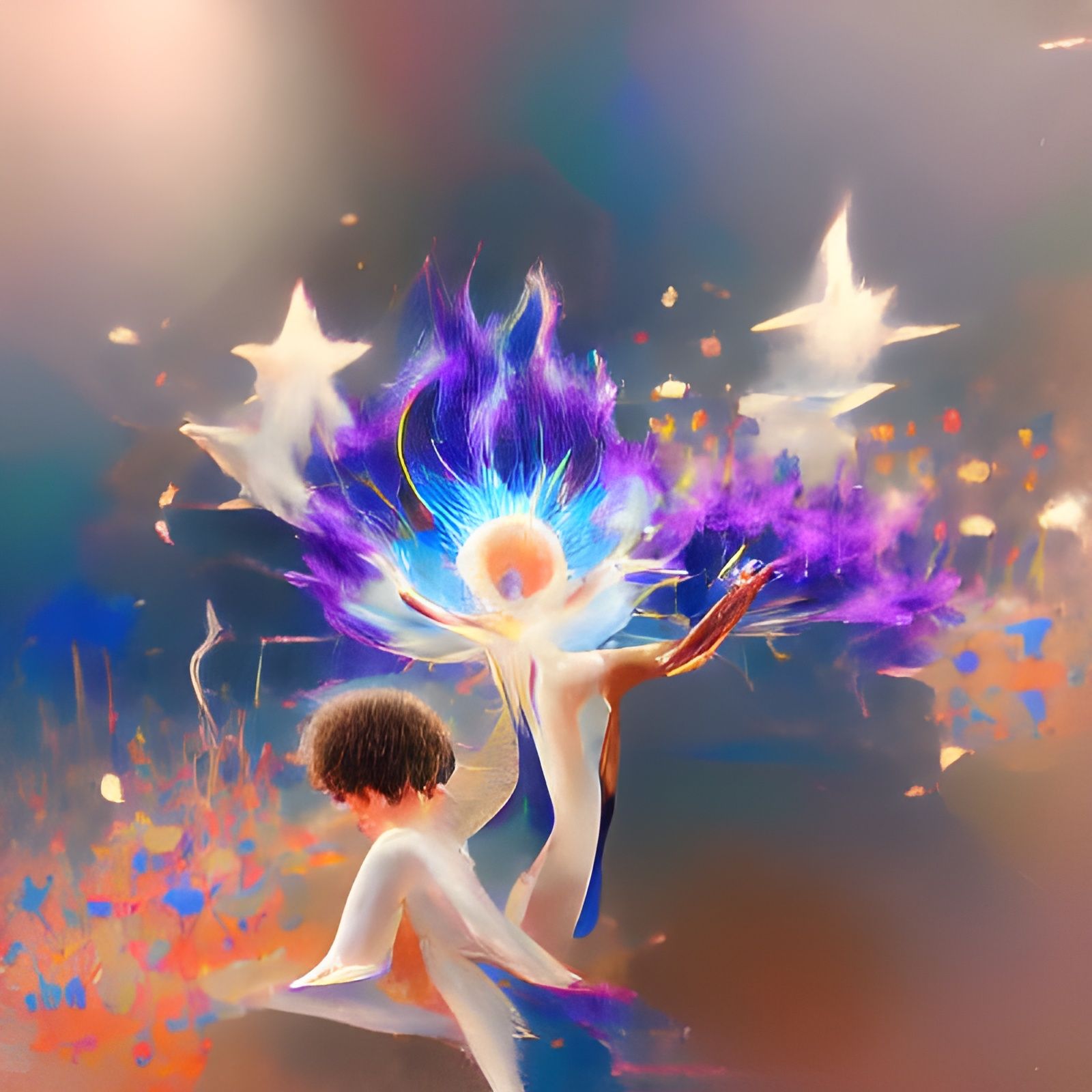 Abstract Energy Burst: A Visual Representation