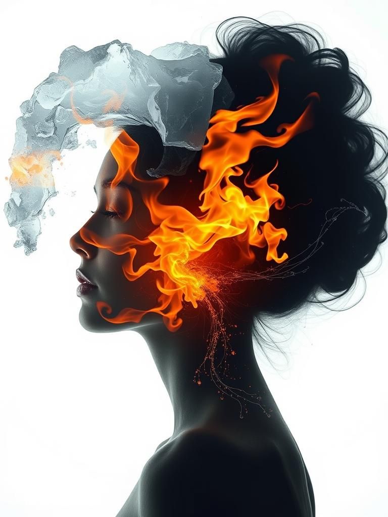 Goddess of Ice and Fire: Fine Art Photography