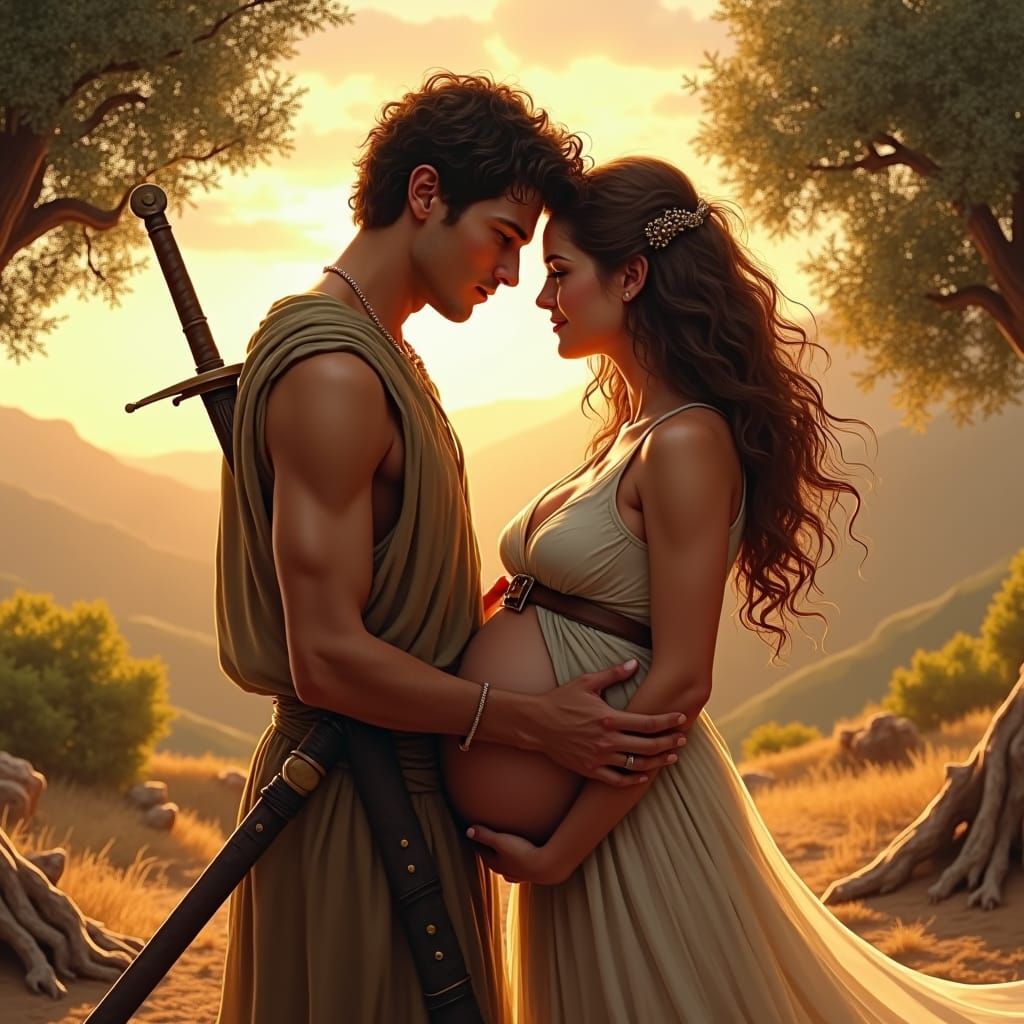 Percy Jackson and Annabeth Chase Embrace in Mediterranean La...