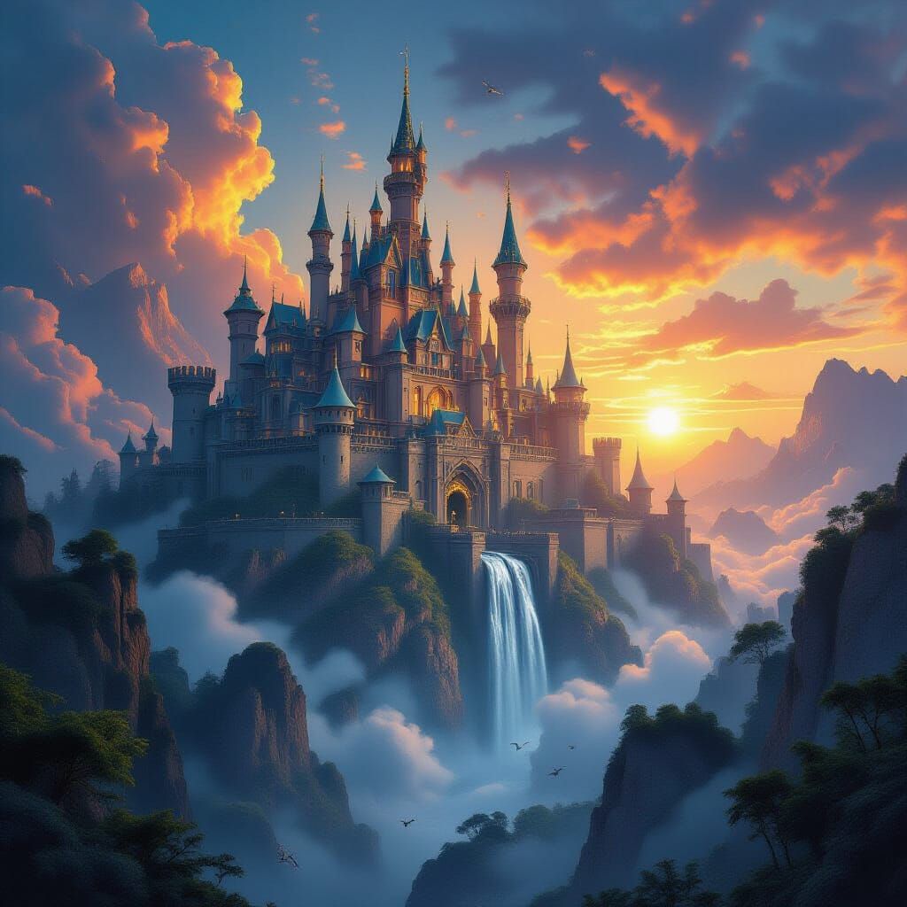 Fantastical Movie Poster Matte Painting