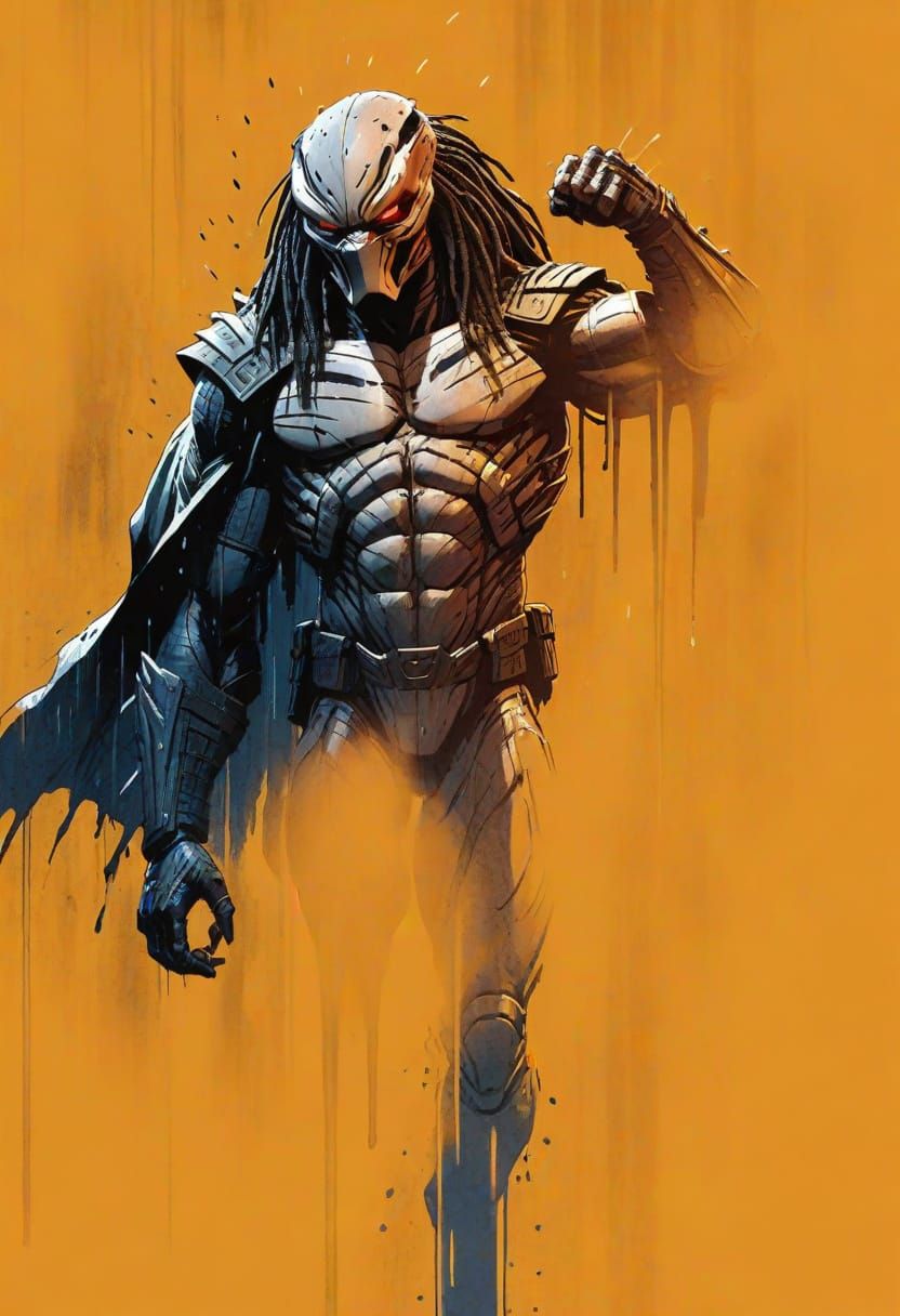 The Predator in Gritty Urban Decay Comic Art