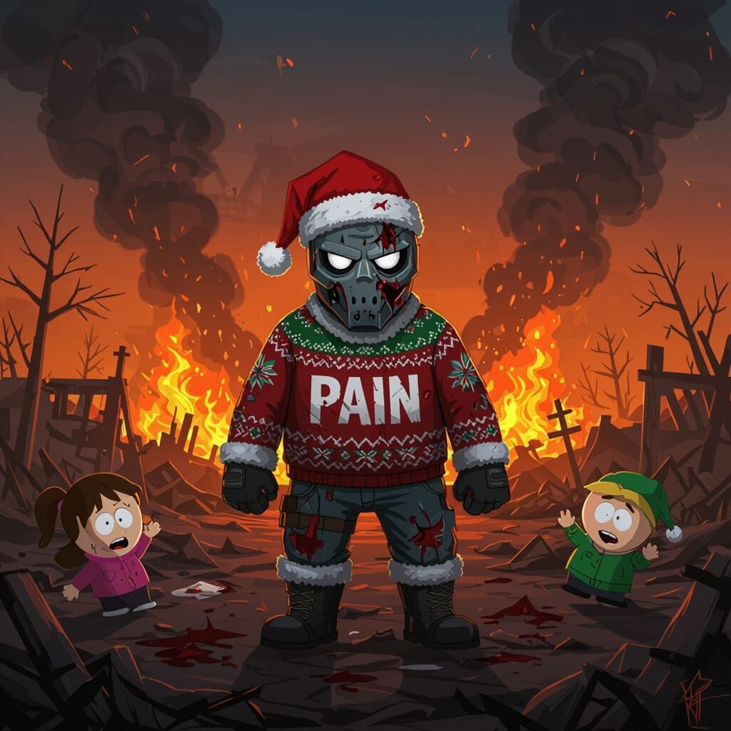 Apocalyptic Santa PAIN in South Park Chaos