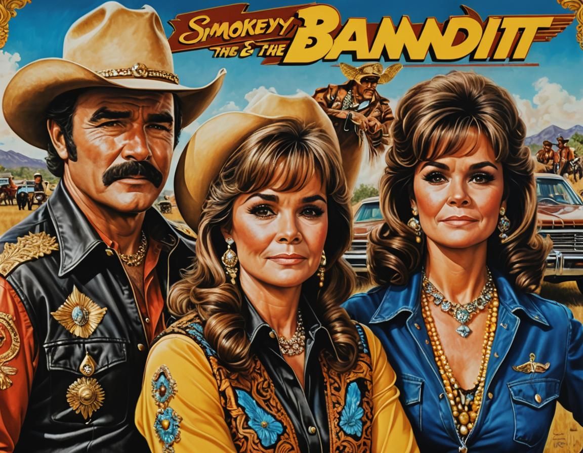 Smokey and the Bandit: Hyperrealistic Movie Poster