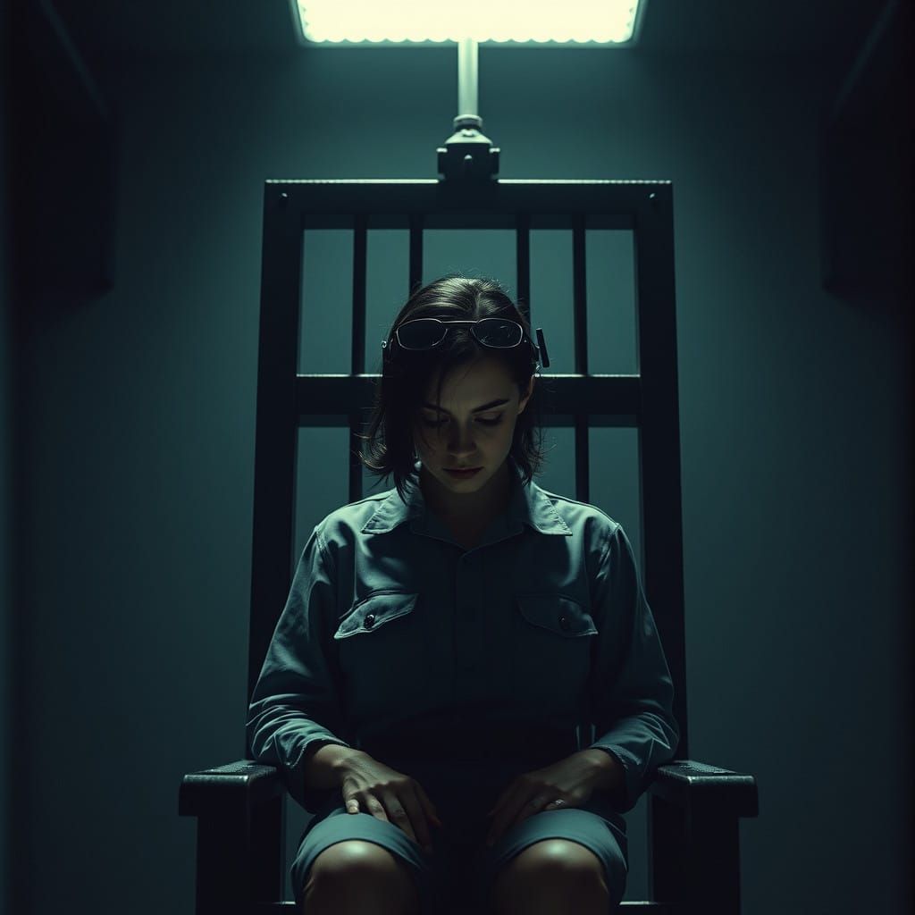 A Female Inmate Faces Execution in a Haunting Cinematic Scen...