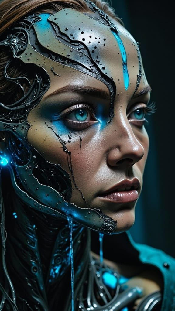 Biomechanical Goddess of the Machine Age