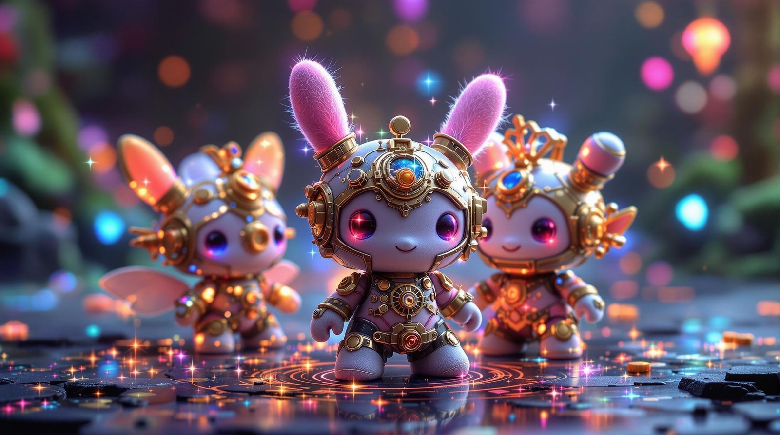 Sanxingdui Kawaii Fairy Borg Munny Duck River