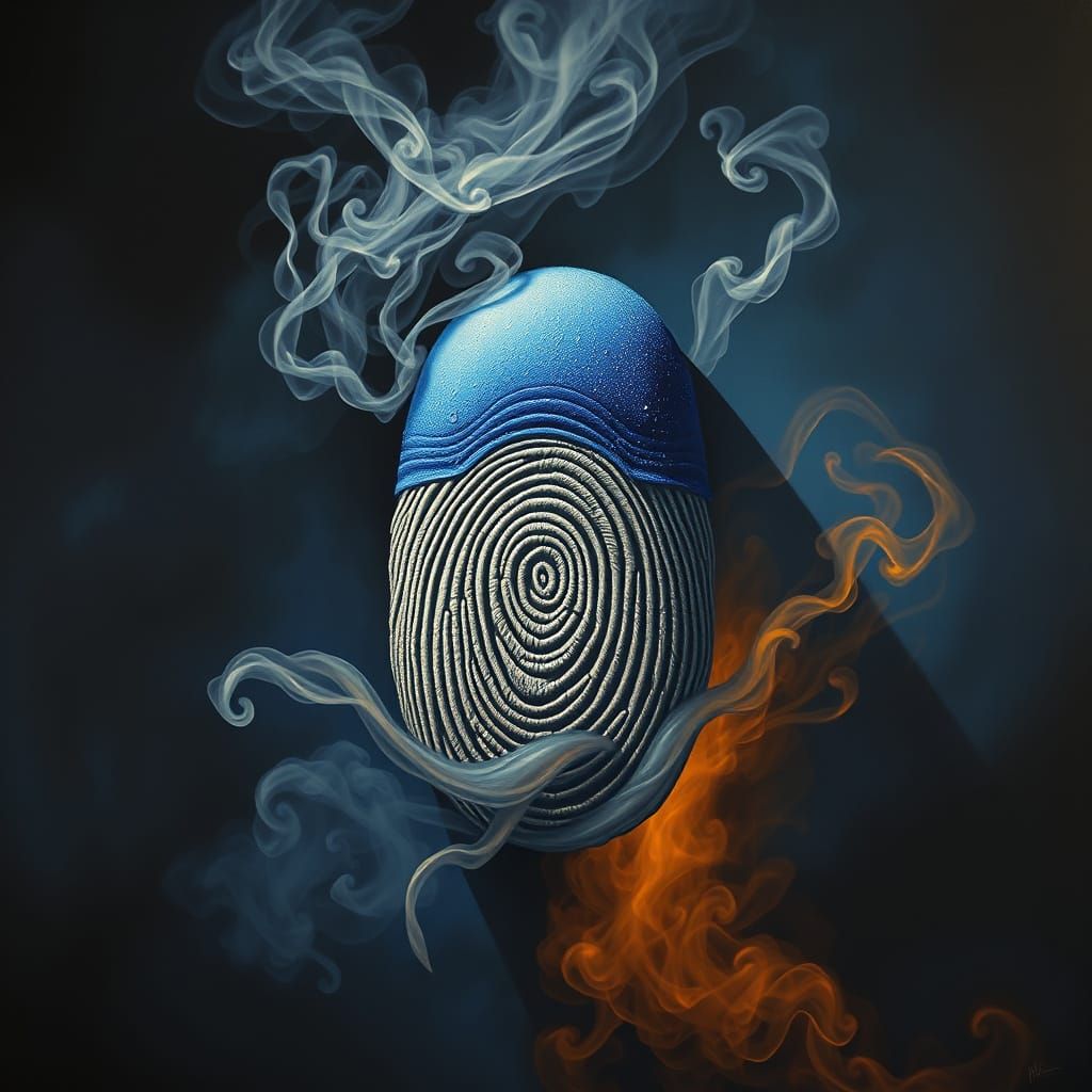 Surreal Fingerprint Merges with Eerie Smoke in Dalí & Ernst ...