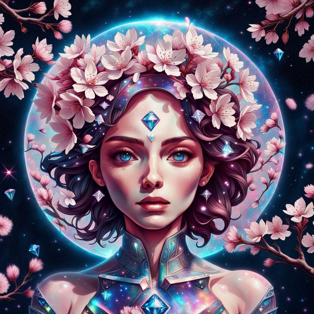 Cherry Blossoms and Diamonds in Space
