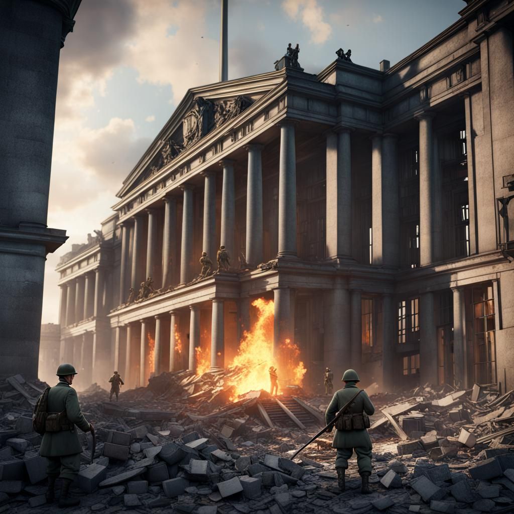 Berlin 1945: Reich Chancellery in Ruins