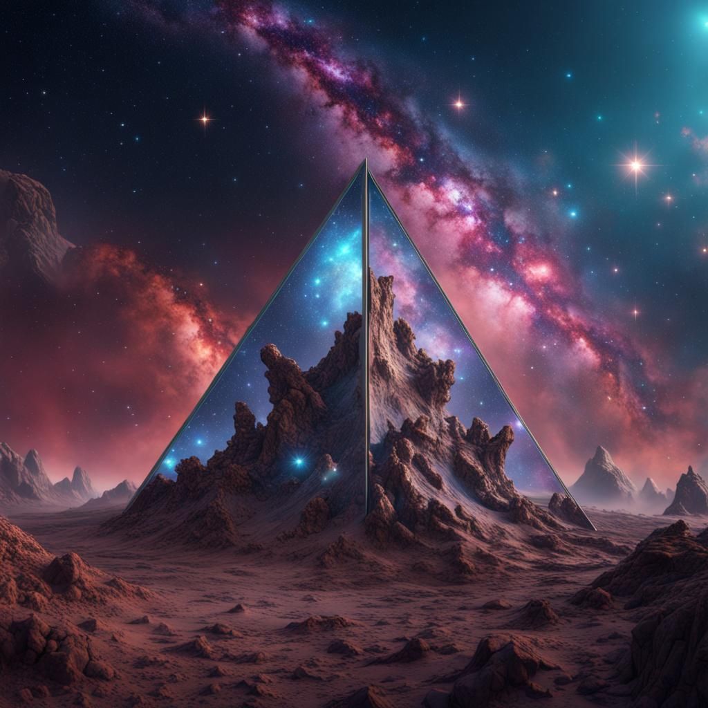 Detailed Matte Painting of Triangulum Galaxy