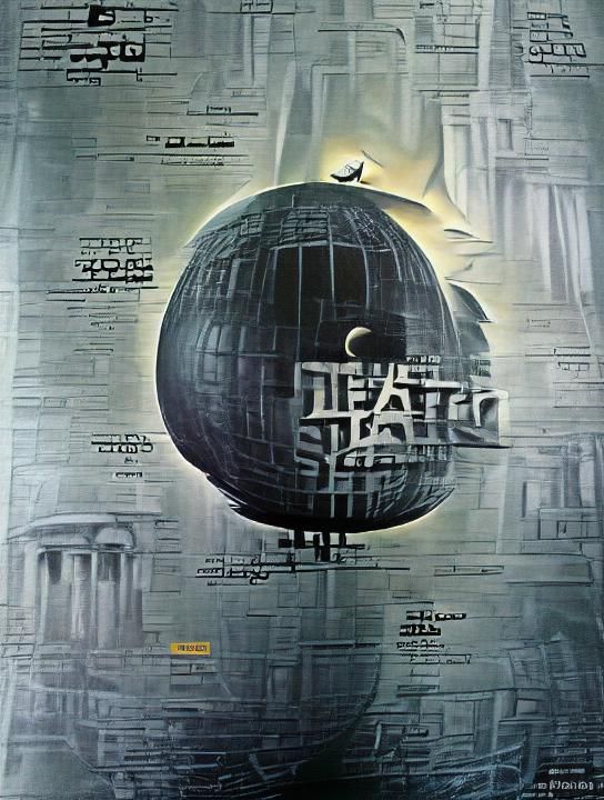 Menacing Image of the Death Star