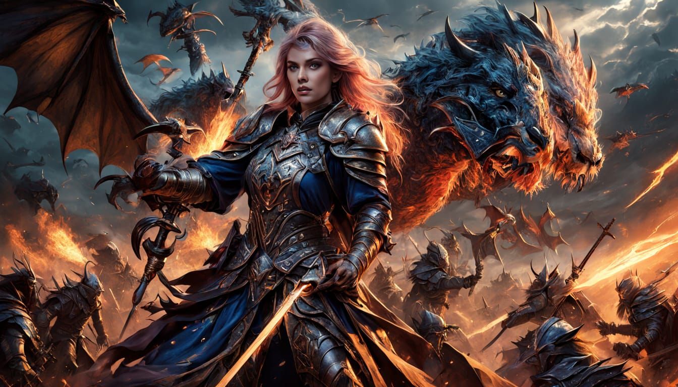 War-Torn Krynn Plains at Twilight