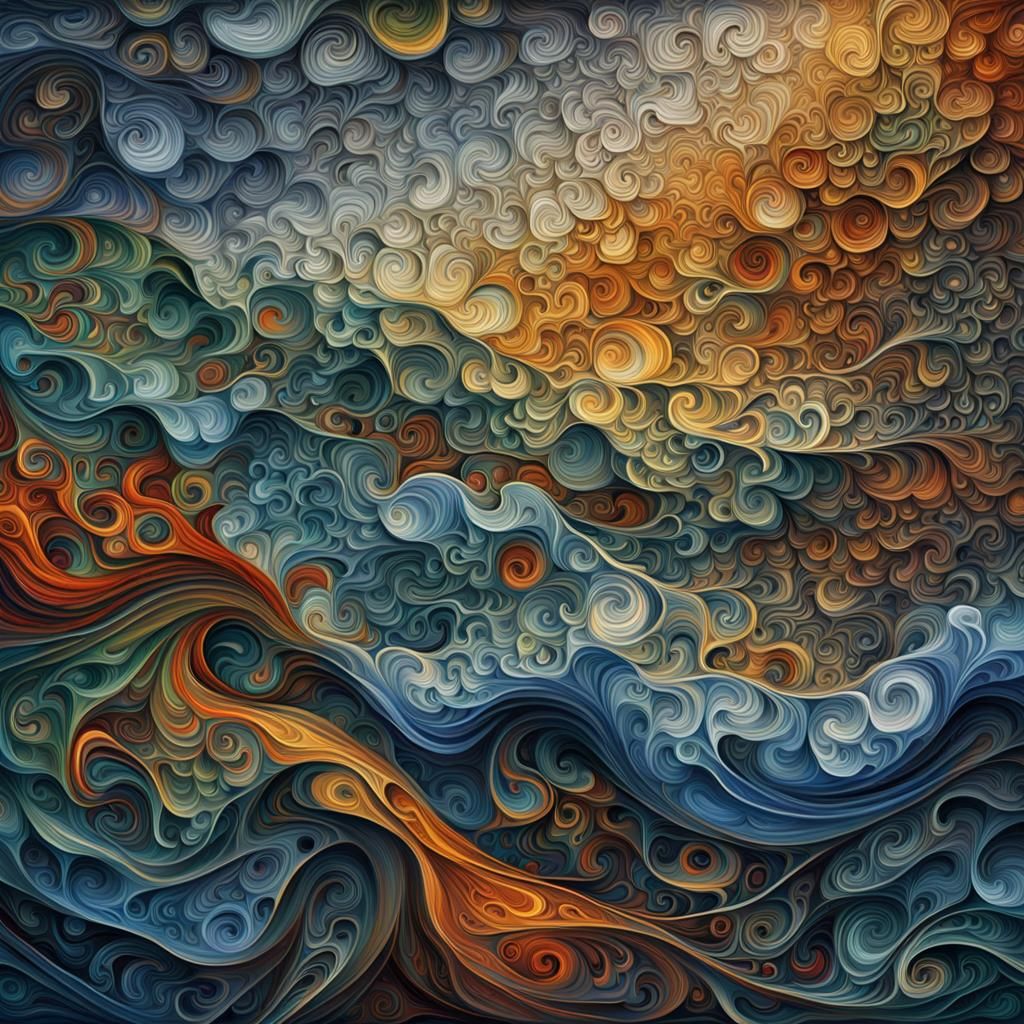 Oozing Art: Hyperrealistic Expressionist Oil Painting