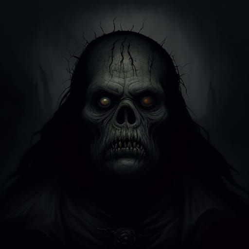 Grotesque Potato in Dark Fantasy Realm