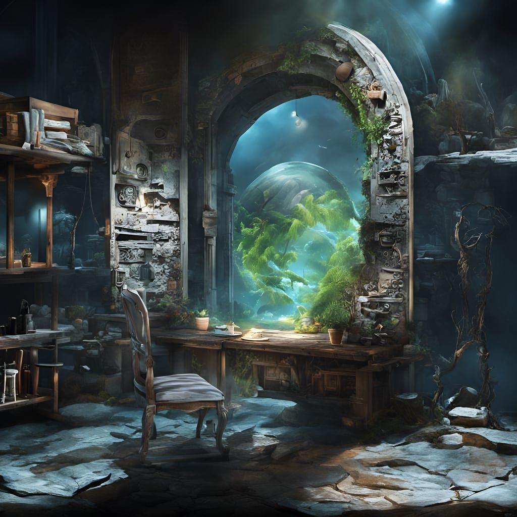 Cosmic Fantasy Portal to Another Dimension