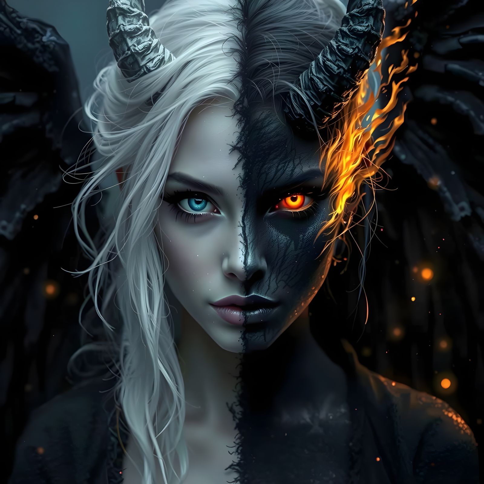 Angels and Demons in Dark Fantasy Art