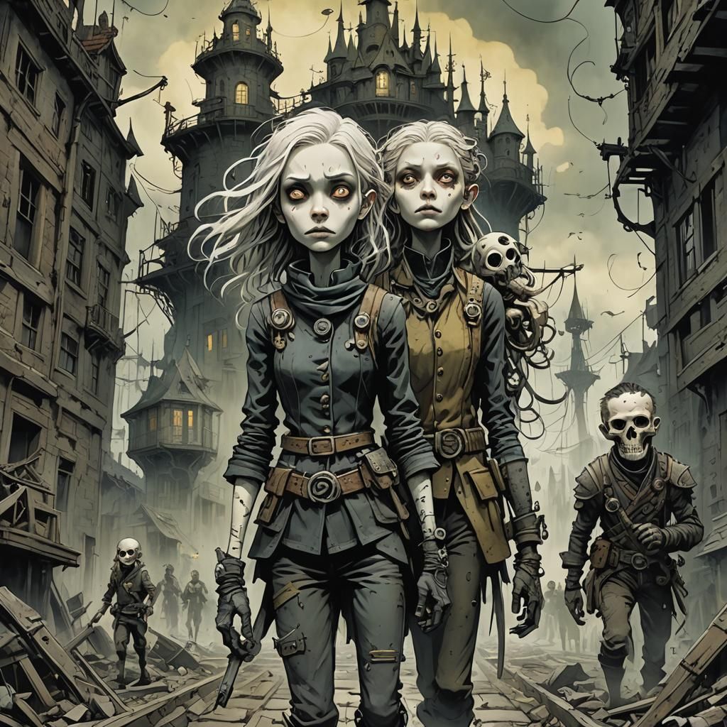 Dystopian Mystery: A Darkly Surreal Masterpiece