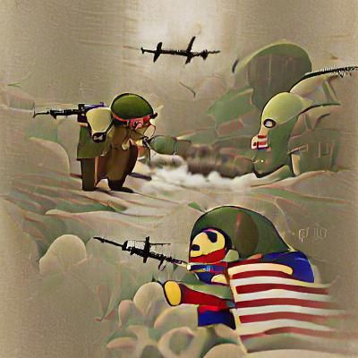 World War II Scene