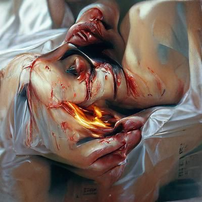 Passionate Inner Conflict Oil Painting by James Gurney