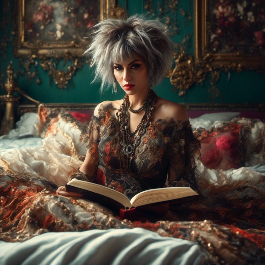 I read in bed, don't you?