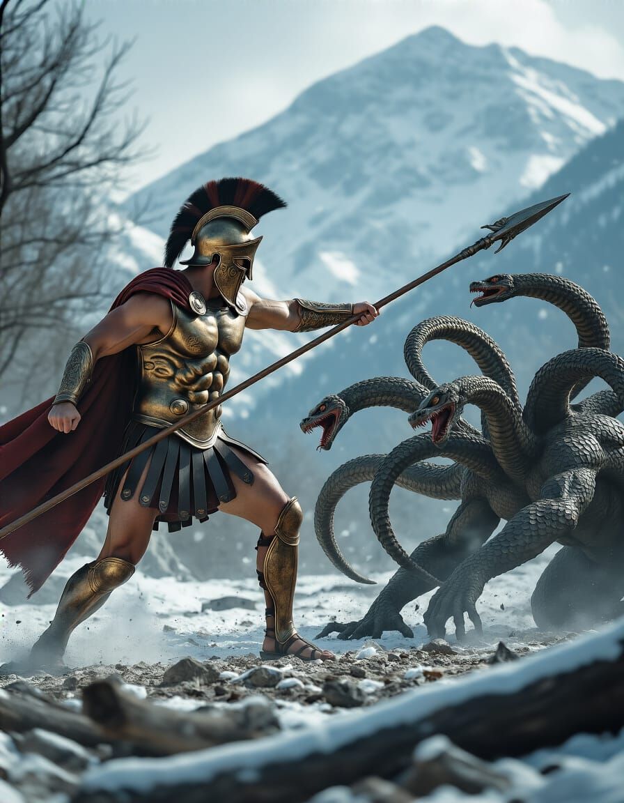Achilles vs The Hydra