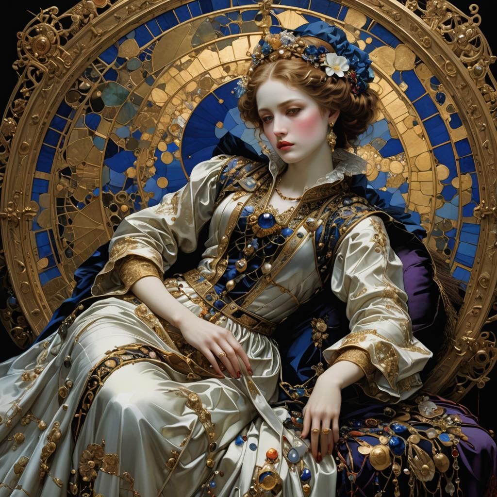 Intricate Portrait of a Woman in Hyperrealistic Style