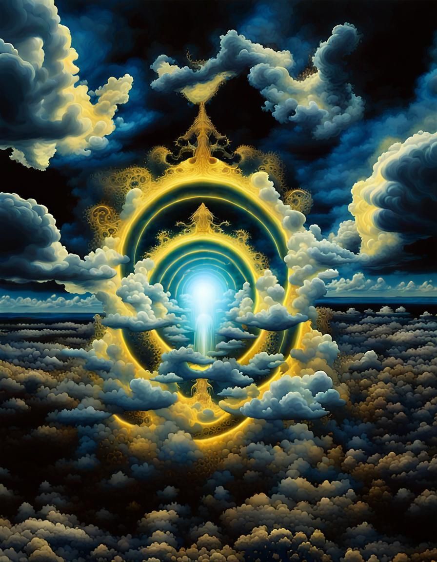 Mystical Spirits Celebrate in Oneiric Landscape