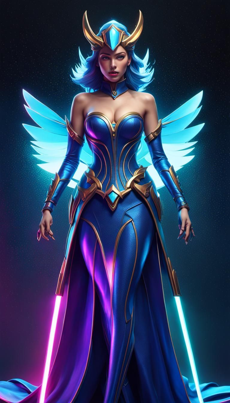 Ahsoka as a beautiful goddess (jk)