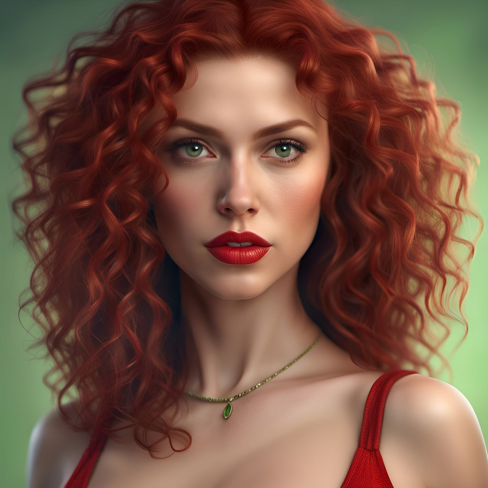 Redhead Portrait in Photo Realistic 8K