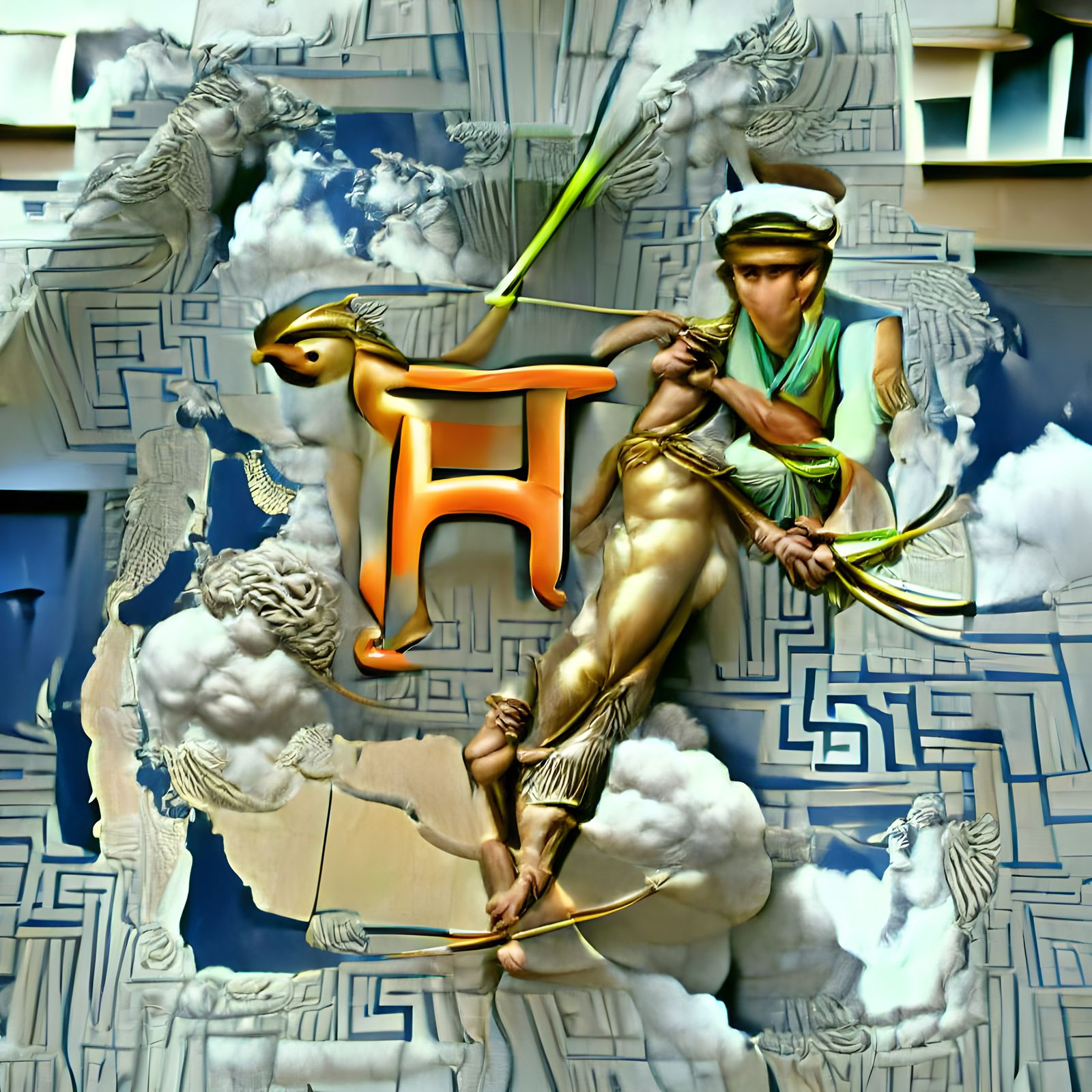 AI Interpretation of Thrice Great Hermes