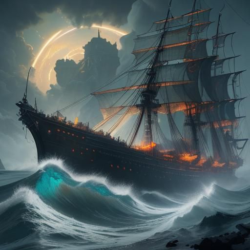 Water Dragon vs Cthulhu Epic Sea Battle