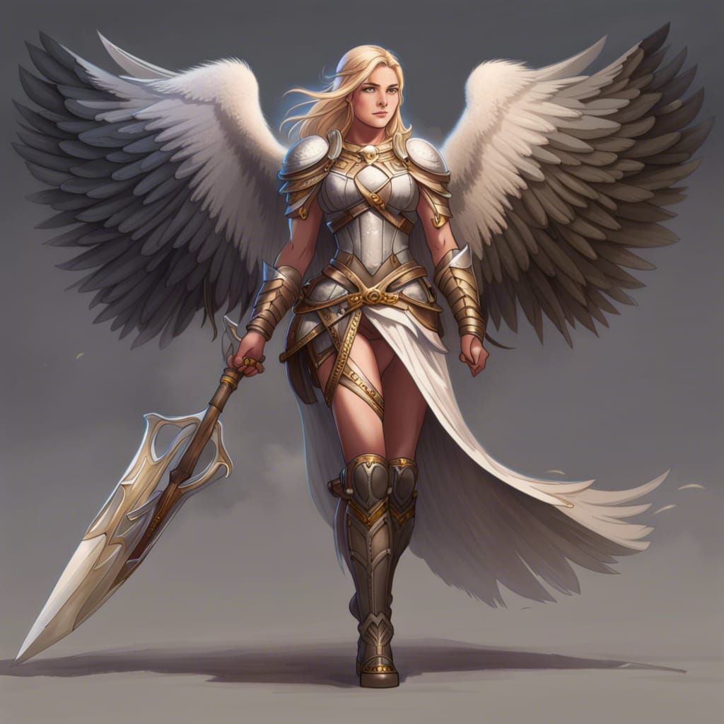 Stunning Female Valkyrie Portrait