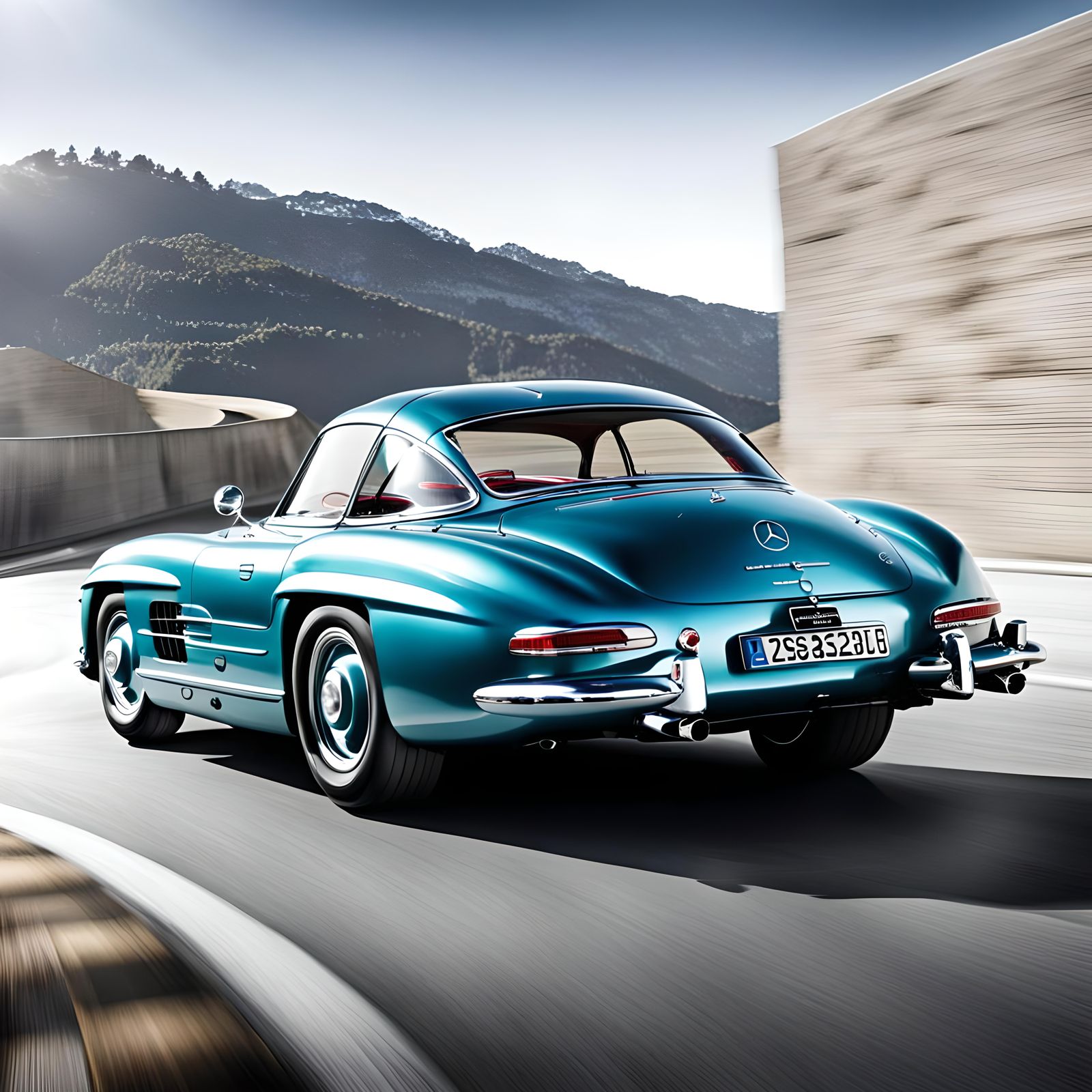 Mercedes Amg 300 SL Back