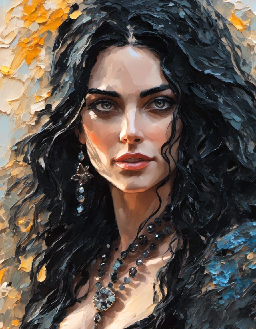 Yennefer of Vengerberg in Impasto