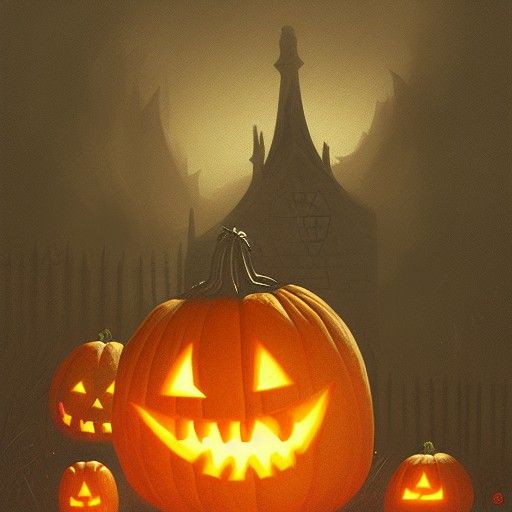 Sinister Jack O'Lanterns and Graves